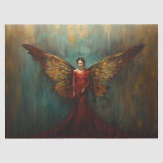 Papel De Seda Woman with wings, Angel, Decoupage, Tissue paper,