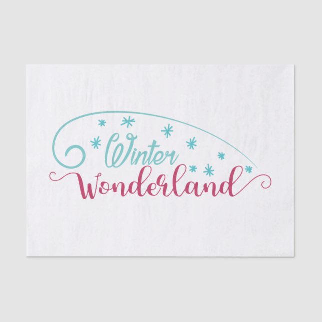 Papel De Seda Wonderland Tissue Paper (Frente )