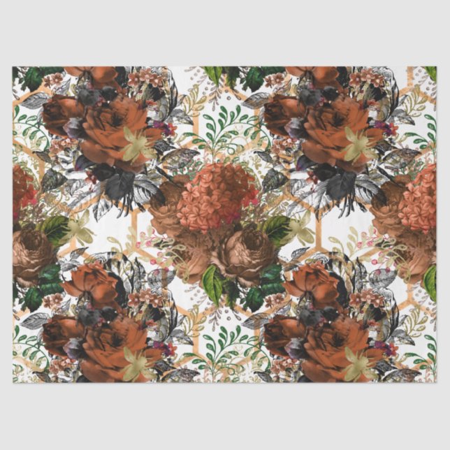 Papel De Seda Woodland Bee Series Design 47 (Frente )