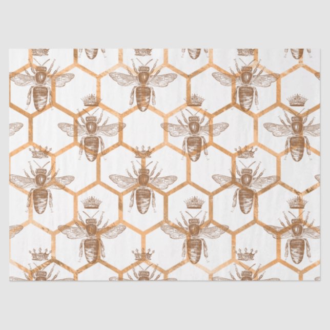 Papel De Seda Woodland Bee Series Design 49 (Frente )