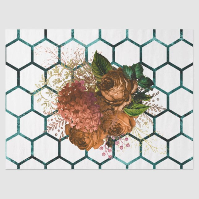 Papel De Seda Woodland Bee Series Design 55 (Frente )