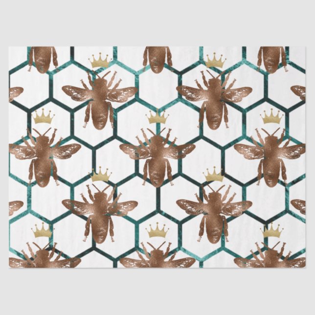 Papel De Seda Woodland Bee Series Design 57 (Frente )