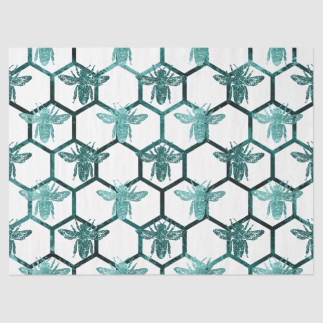 Papel De Seda Woodland Bee Series Design 65 (Frente )