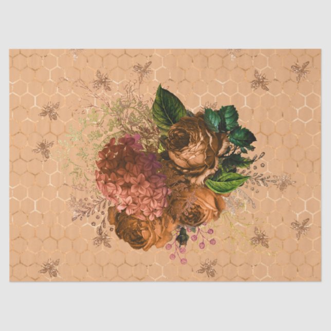 Papel De Seda Woodland Bee Series Design 68 (Frente )