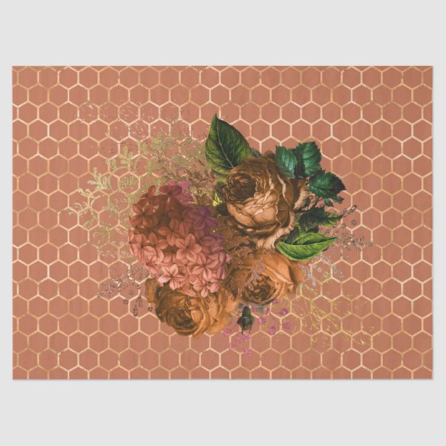 Papel De Seda Woodland Bee Series Design 69 (Frente )