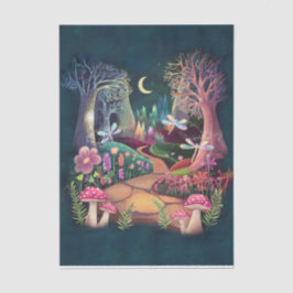 Papel De Seda Woodland Fantasy, A Terra Mágica da Natureza