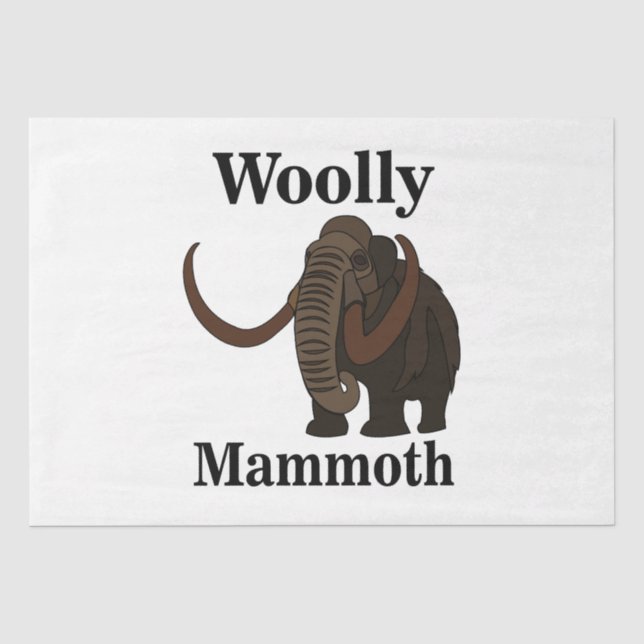 Papel De Seda Wooly Mammoth (Frente )