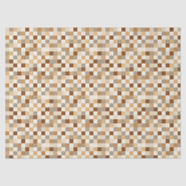 Papel De Seda Xadrez (Frente )