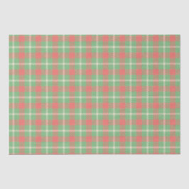 Papel De Seda Xadrez Baseada em Verde Natal