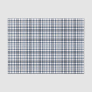 Papel De Seda Xadrez branca azul 1
