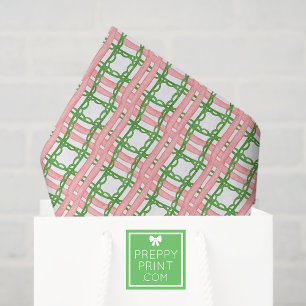 Papel De Seda Xadrez Caprichoso Vermelho e Verde em Aquarela