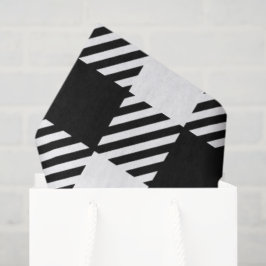 Papel De Seda Xadrez de Buffalo, Eterno Clássico Branco Preto