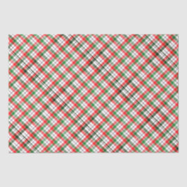 Papel De Seda Xadrez de Natal de Terrier escocesa