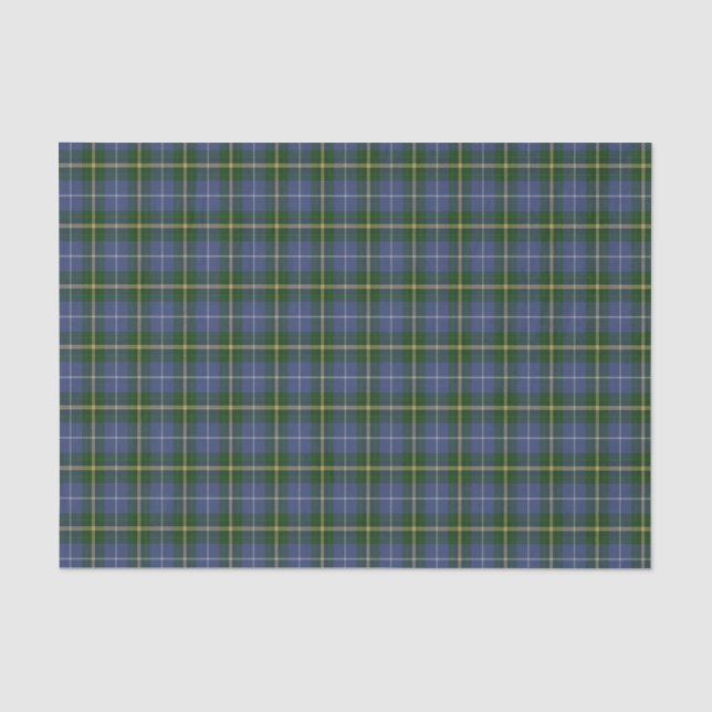 Papel De Seda xadrez de Tartan da Nova Escócia (Frente )
