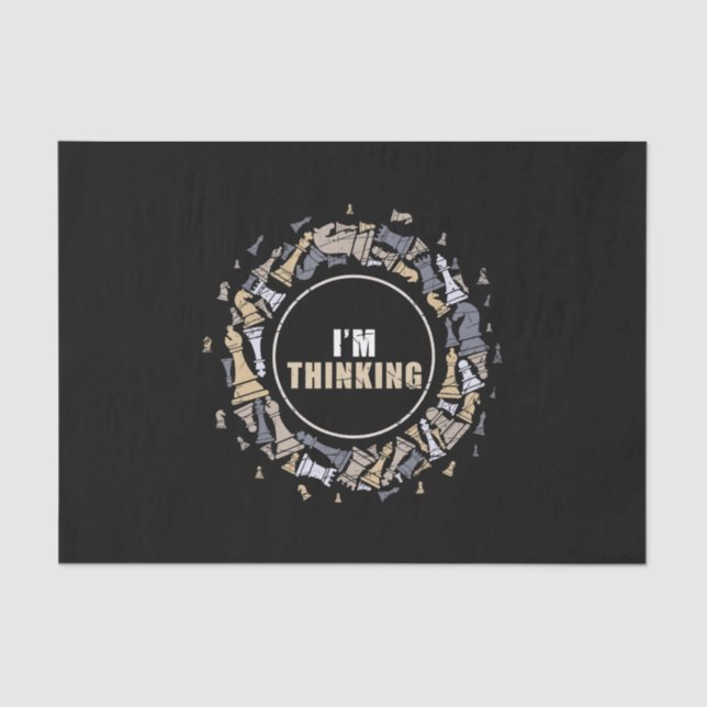 Papel De Seda Xadrez do Nerd do Xadrez do Xadrez em Lover (Frente )