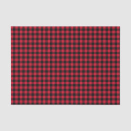 Papel De Seda Xadrez Red Buffalo, Red Flannel