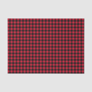 Papel De Seda Xadrez Red Buffalo, Red Flannel