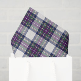 Papel De Seda Xadrez Roxo e Verde