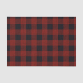 Papel De Seda Xadrez Vermelho