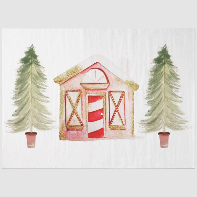 Papel De Seda XMAS Gnomo Design 4 (Frente )