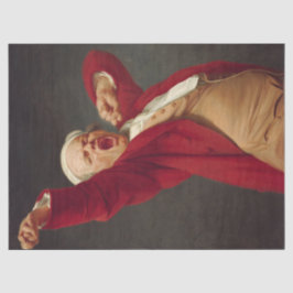 Papel De Seda Yawning Man (autorretrato) (por Joseph Ducreux)