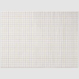 Papel De Seda Yellow and Navy Striped Tissue Paper