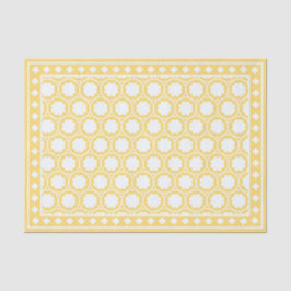 Papel De Seda Yellow Modern Bone Inlay Decoupage Paper