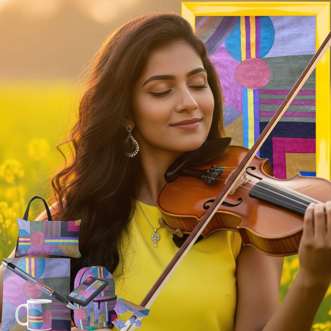 Papel De Seda "Yellow Pathway" (Get the full “Yellow Pathway” collection at: https://bit.ly/SmartArtIIZazzle. )