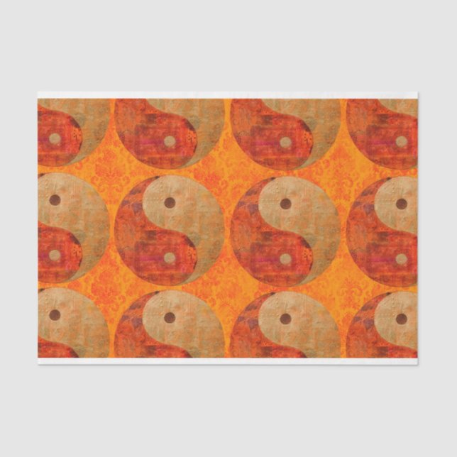 Papel De Seda Yin e Yang (Frente )