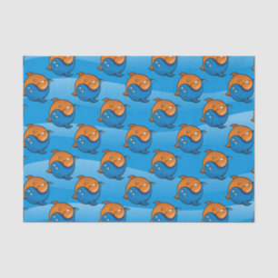 Papel De Seda Yin Yang Fish Cartoon