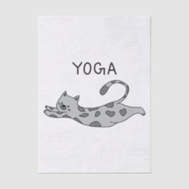 Papel De Seda Yoga Cat