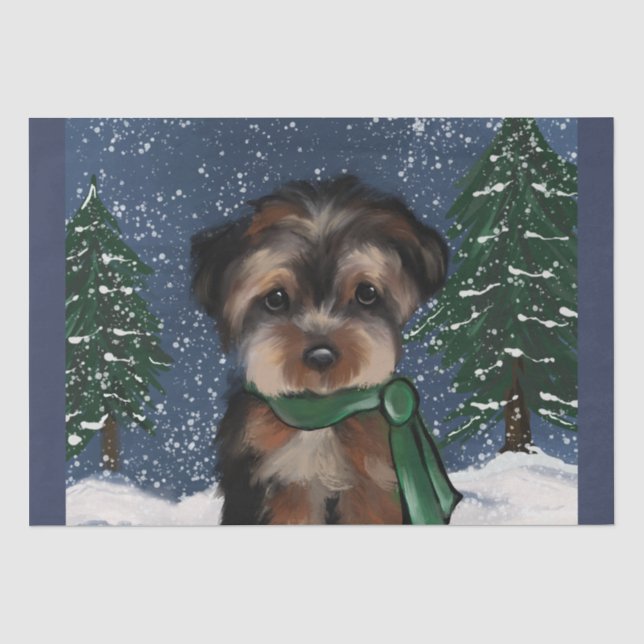 PAPEL DE SEDA YORKIE               (Frente )