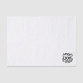 Papel De Seda You Will Have Joy and Gladness Inspirational Quote