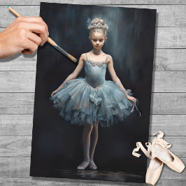 Papel De Seda Young Ballerina 3 Decoupage Paper