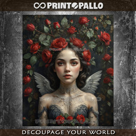 Papel De Seda Your angel love flowers and roses! -