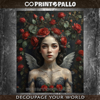 Papel De Seda Your angel love flowers and roses! - 