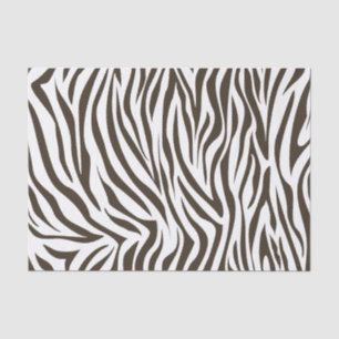 Papel De Seda Zebra do safari da cola