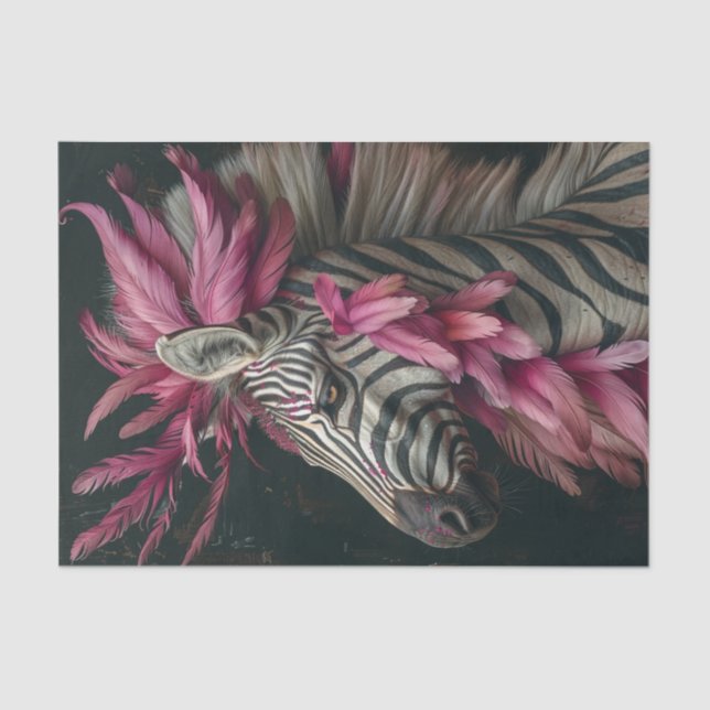 Papel De Seda Zebra Extravaganza1 (Frente )