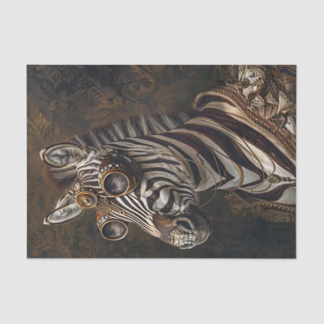 Papel De Seda Zebra Extravaganza10 (Frente )