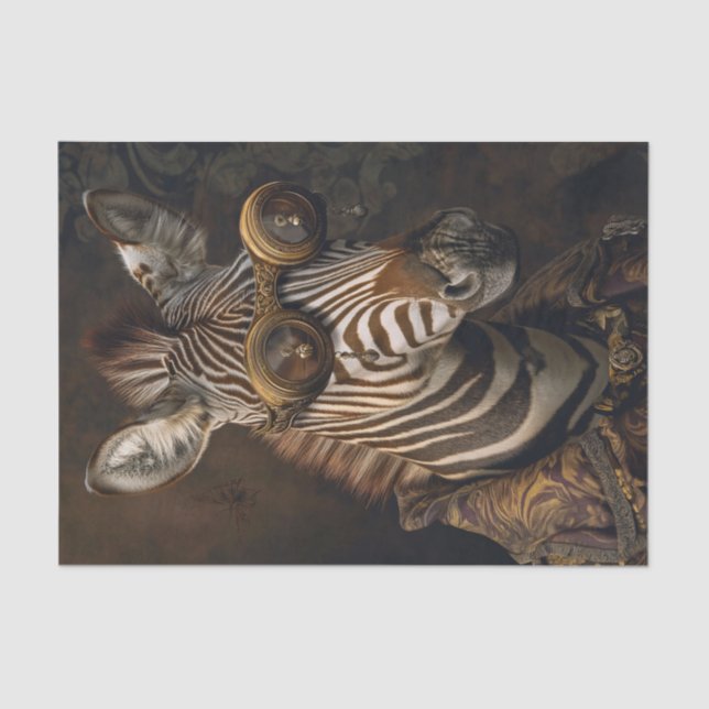 Papel De Seda Zebra Extravaganza11 (Frente )