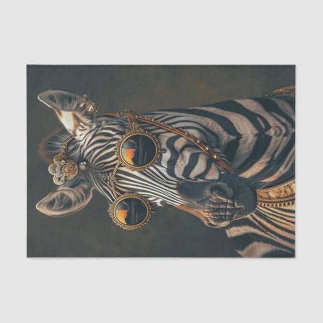 Papel De Seda Zebra Extravaganza15 (Frente )