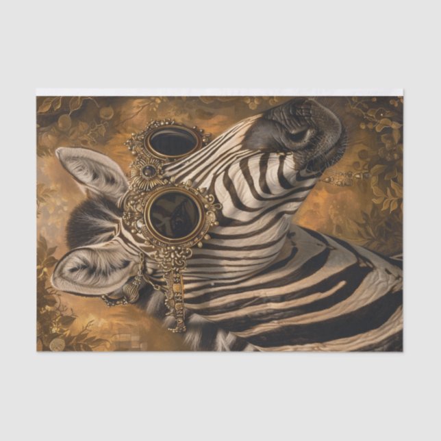Papel De Seda Zebra Extravaganza7 (Frente )