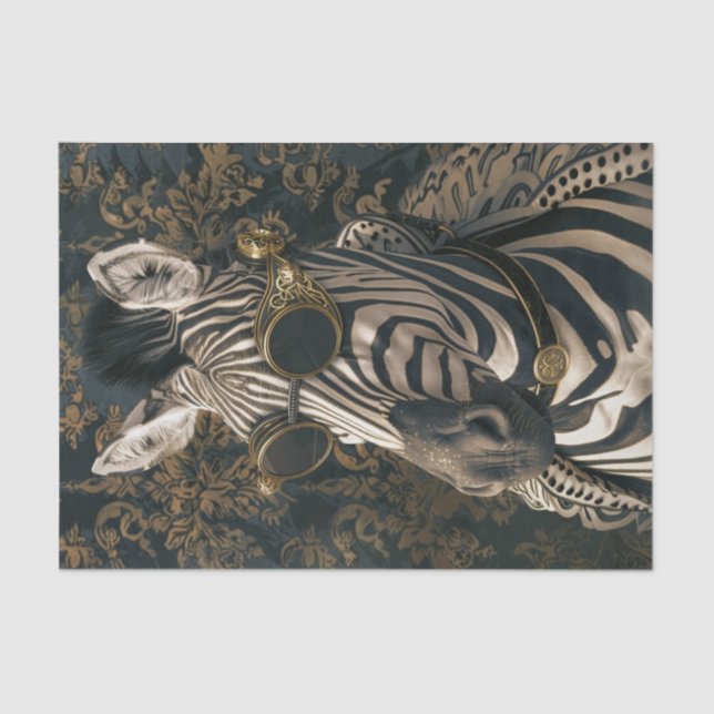 Papel De Seda Zebra Extravaganza9 (Frente )