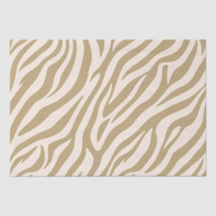 Papel De Seda Zebra Print-Beige-