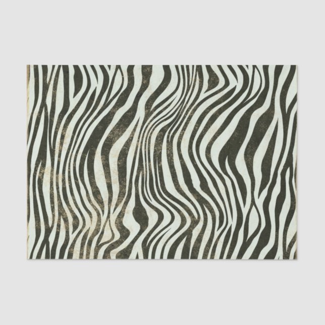 Papel De Seda Zebra Stripe (Frente )