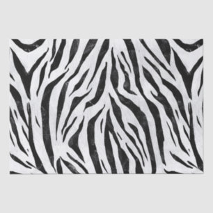Papel De Seda Zebra Strips - Decoupage de Impressão Animal