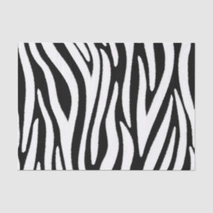 Papel De Seda Zebra strips em efeito de pele branca e negra