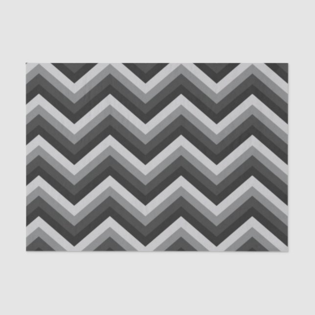 Papel De Seda Ziguezague retro Chevron do teste padrão (Frente )