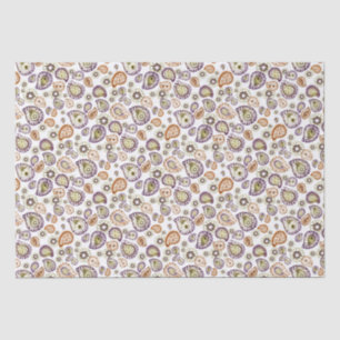 Papel De Seda Zinnia e Paisley