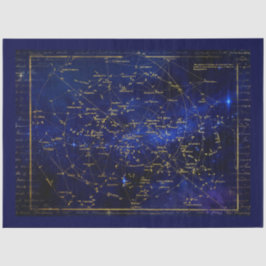 Papel De Seda Zodiac Constellations Galaxy